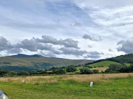 View of pen y fan from pitch