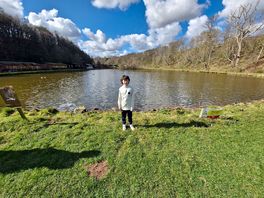 Enjoying the beautiful loch, landscape and wild life