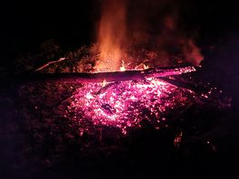 Warm embers