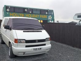 My little van in here spot for the night