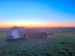 Aylesmore farm campsite - lovely view