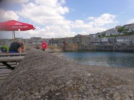 View across the harbour at porthleven