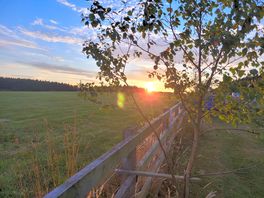 Sunset from entrance