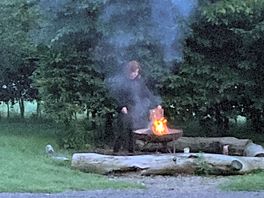 Drizzle never dampened our fire !
