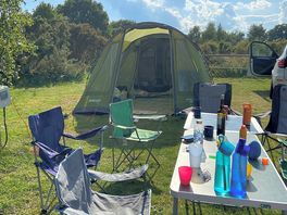 Good sized pitch! private and quiet