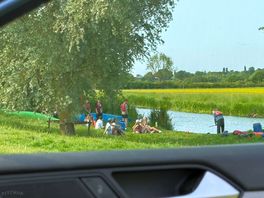 Teenagers on a camping trip