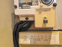 One pound coins electricity metre.5