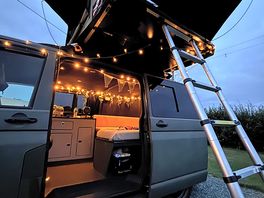Campsite at night