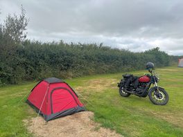 Tent and bike