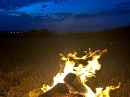 Fire under the stars