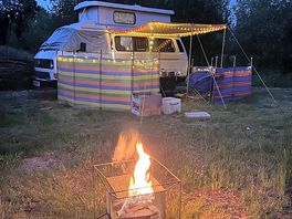 Campfire all lit