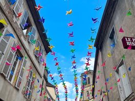 In the town