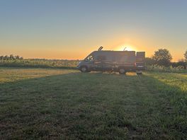 Mooie zonsondergang