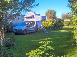 Our campsite with elec