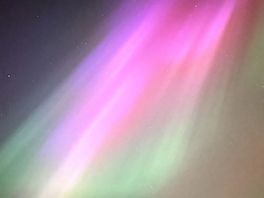 Lucky to see the northern lights whilst staying here