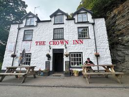 Front of the pub.