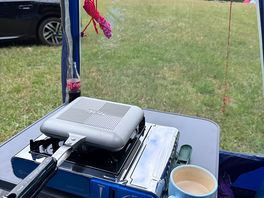 Nice coffee pic enjoying the view