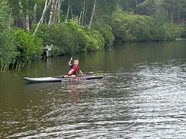 Paddle boarding