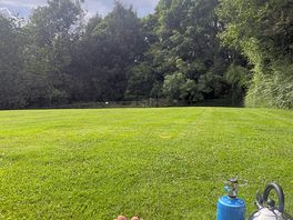 Freshly cut grass and wonderful breathing space!