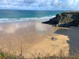 Small beach in town from aldi car park