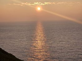 Sunset at mwnt