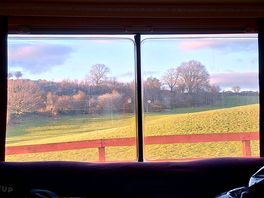 View from our motorhome at corriehall stopover