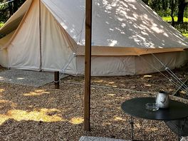 Bell tent, for the glampers
