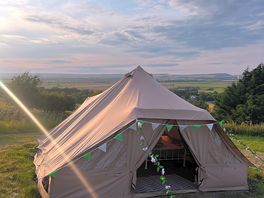 Dotty bell tent