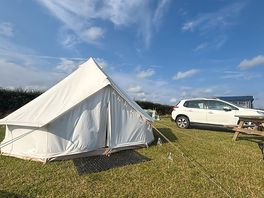 Bell tent picnic table