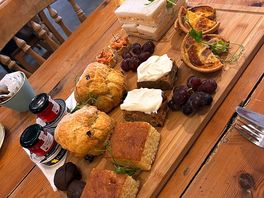 The afternoon tea was amazing and huge!