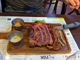 One of the many options of excellent food