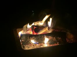 Fires are allowed and the wood for sale is great value for money