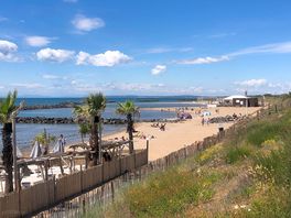 Beach at vias