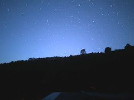 Clear dark skies
