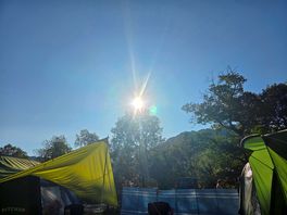 Sunrise over the hills