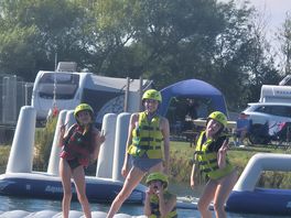 Inflatable water park