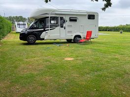 Spacious pitches in large well kept field