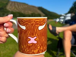 Morning coffee with a view
