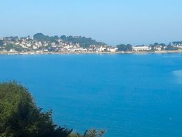 View over the bay from site.