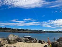 Campsite beach