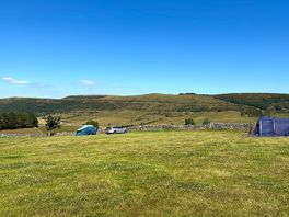 View from top field near toilets