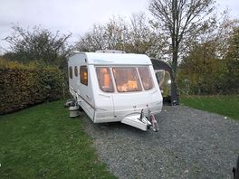 Long shot of tourer