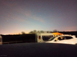Trying to catch the northern lights!