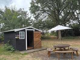 Garden shed with games