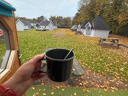 First night in our little cute pod 😍