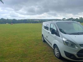 View of the hills from site. lovely large level field