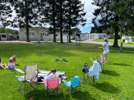 Lovely outdoor space for families