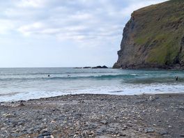 Crackington haven beach