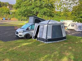 Pitched and ready for two nights