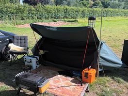 Bottom field, next to stream